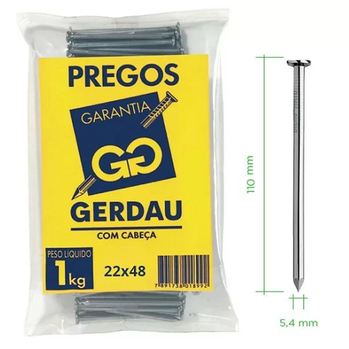 Prego 5,4 x 110mm (22x48)